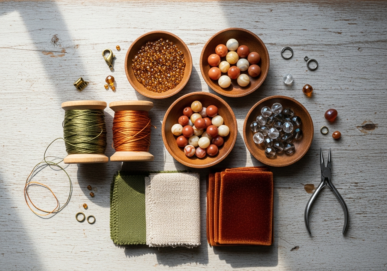 Материалы для текстильных украшений
